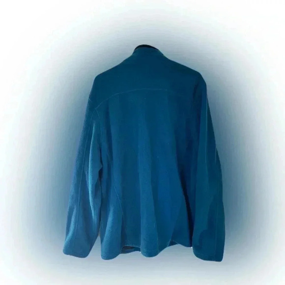 Men’s fleece Eddie Bauer size XL dark bluee zip up - Picture 2 of 3